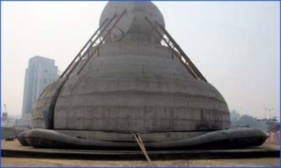 এন্টি বার্স্টিং শিপ লঞ্চিং মেরিন এয়ারব্যাগস মুভেবল হেভি লিফটিং বোট