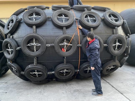 ডকিং জাহাজ সুরক্ষা ইয়োকোহামা টাইপ inflatable রাবার fender